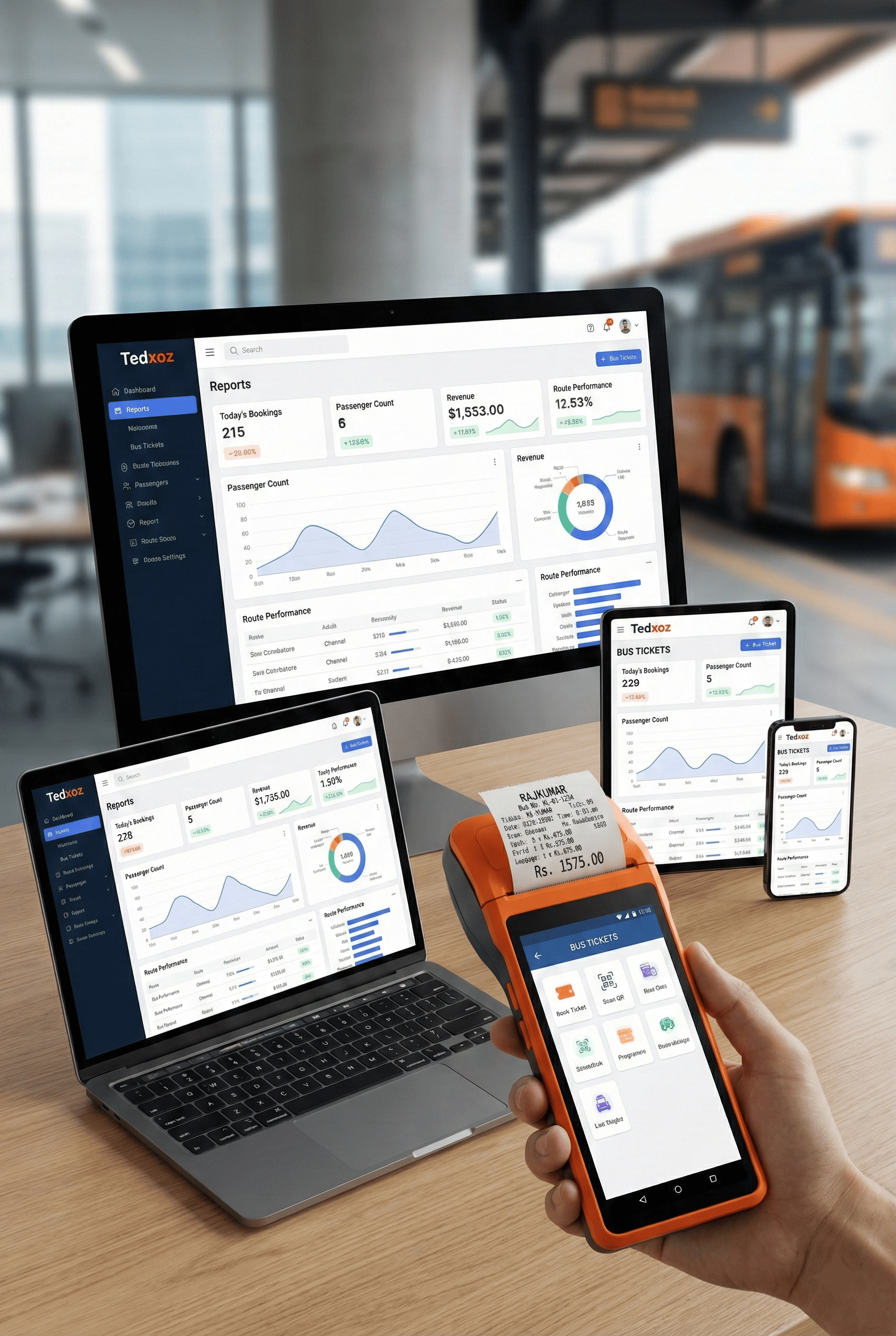 Tedxoz Reports Dashboard